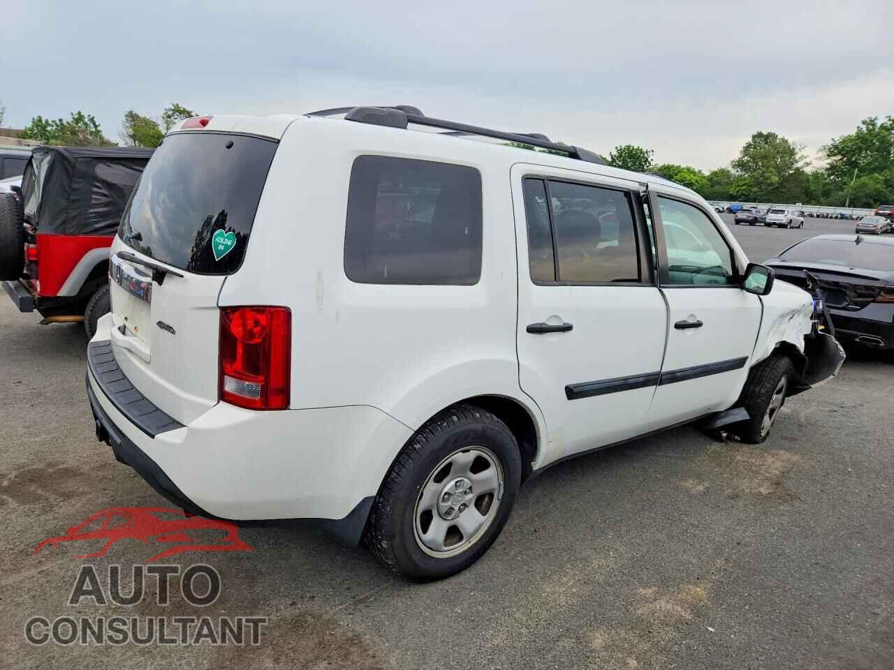 HONDA PILOT 2013 - 5FNYF4H24DB078528
