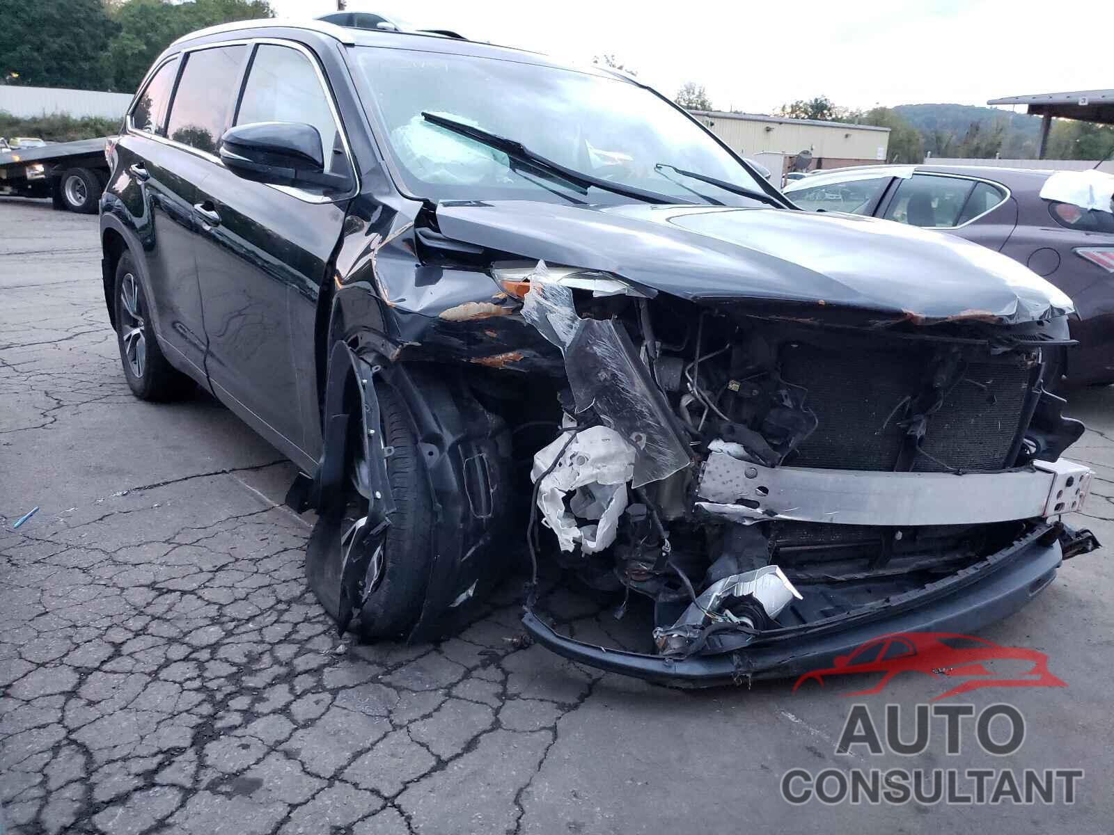 TOYOTA HIGHLANDER 2016 - 5TDJKRFH4GS242779