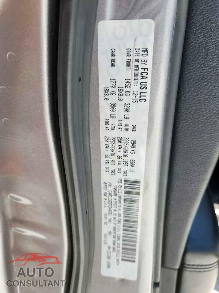 DODGE DURANGO 2015 - 1C4RDJDG5FC244761