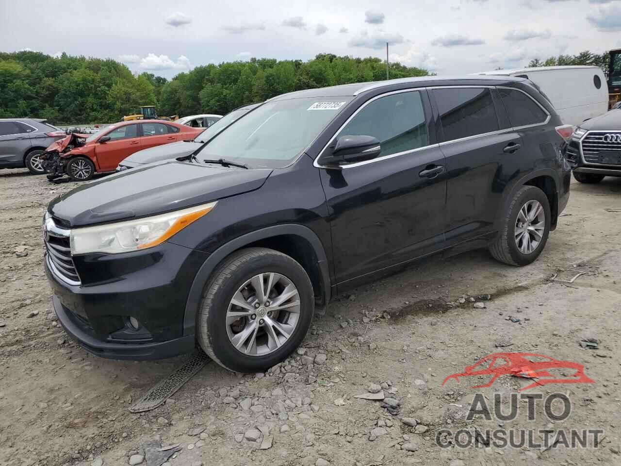 TOYOTA HIGHLANDER 2014 - 5TDJKRFH9ES033910
