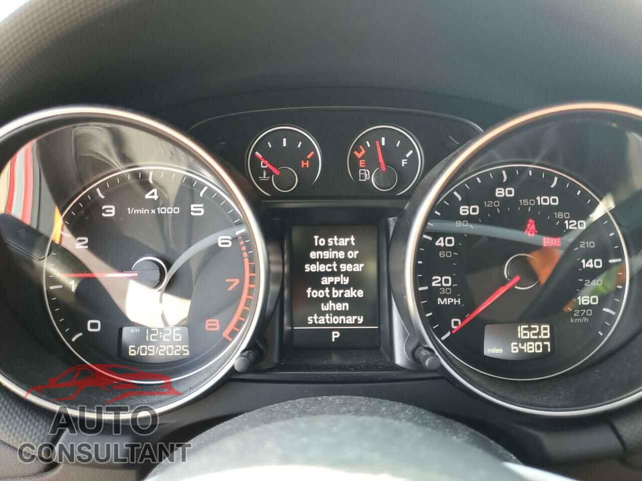 AUDI TT 2013 - TRUKFAFK2D1000948