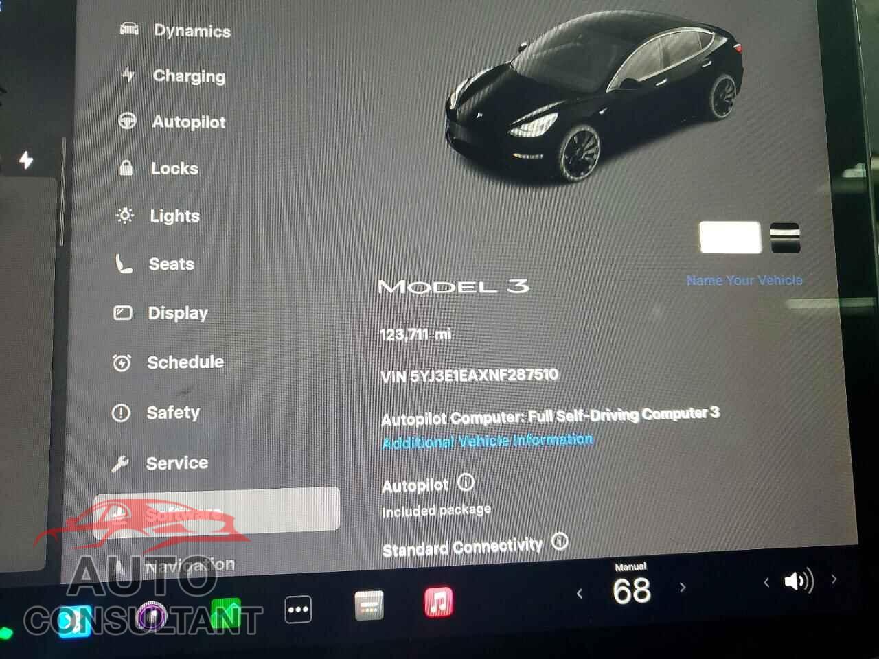 TESLA MODEL 3 2022 - 5YJ3E1EAXNF287510