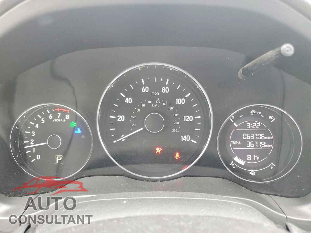 HONDA HR-V 2017 - 3CZRU6H3XHM725153