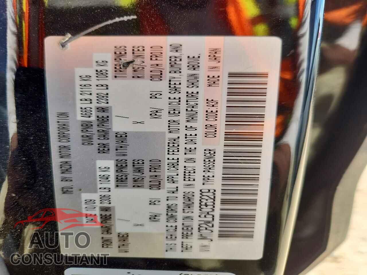MAZDA 5 2010 - JM1CR2WL6A0363209