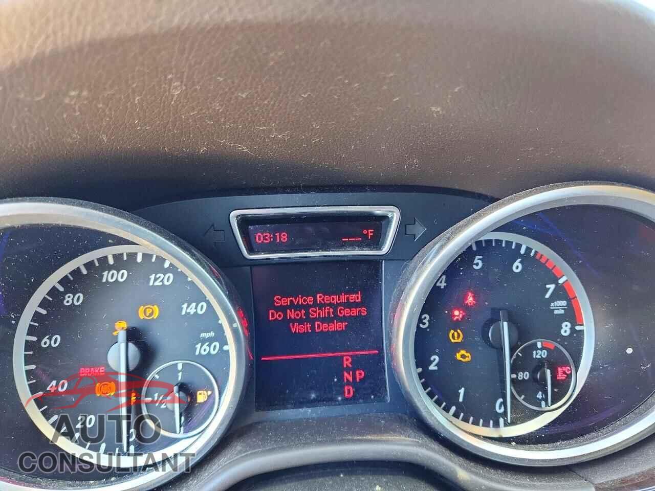 MERCEDES-BENZ M-CLASS 2012 - 4JGDA5HB5CA017601