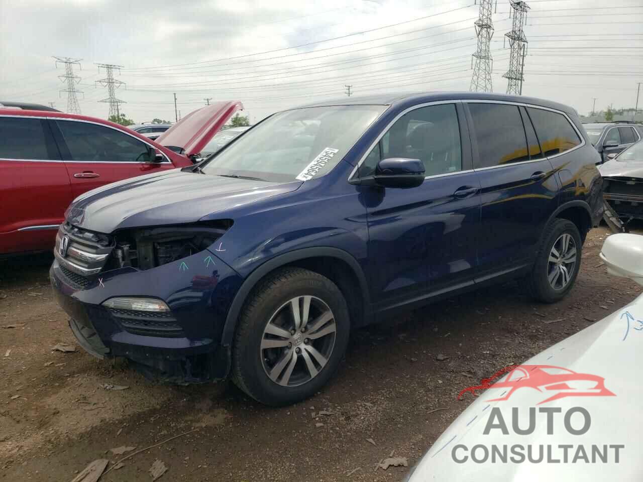 HONDA PILOT 2018 - 5FNYF6H37JB016069