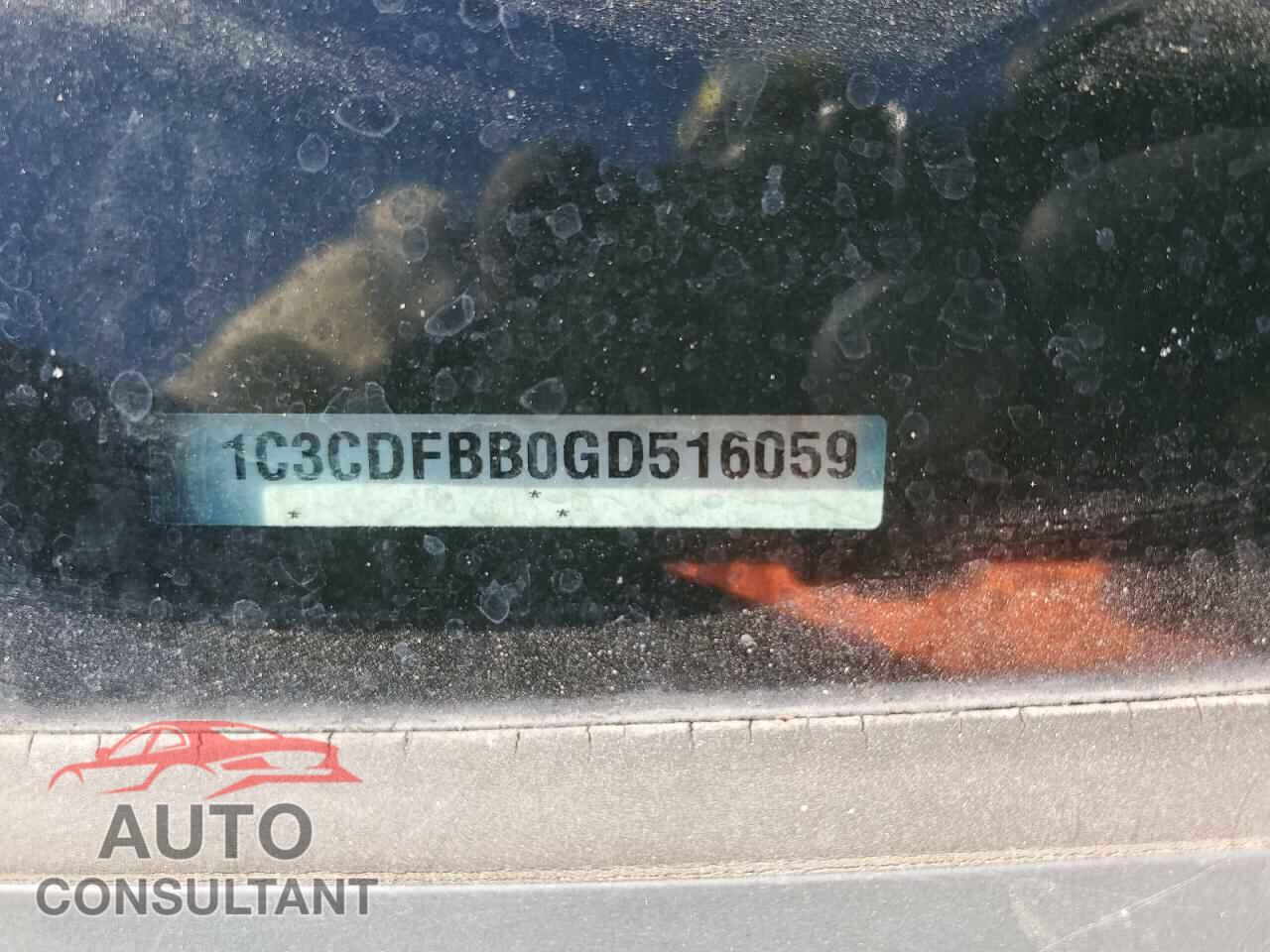 DODGE DART 2016 - 1C3CDFBB0GD516059