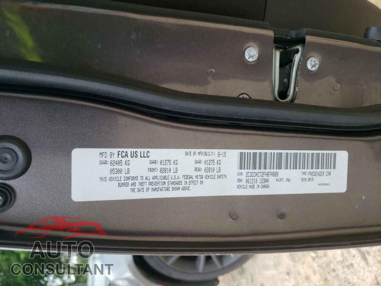 DODGE CHARGER 2015 - 2C3CDXCT2FH874889