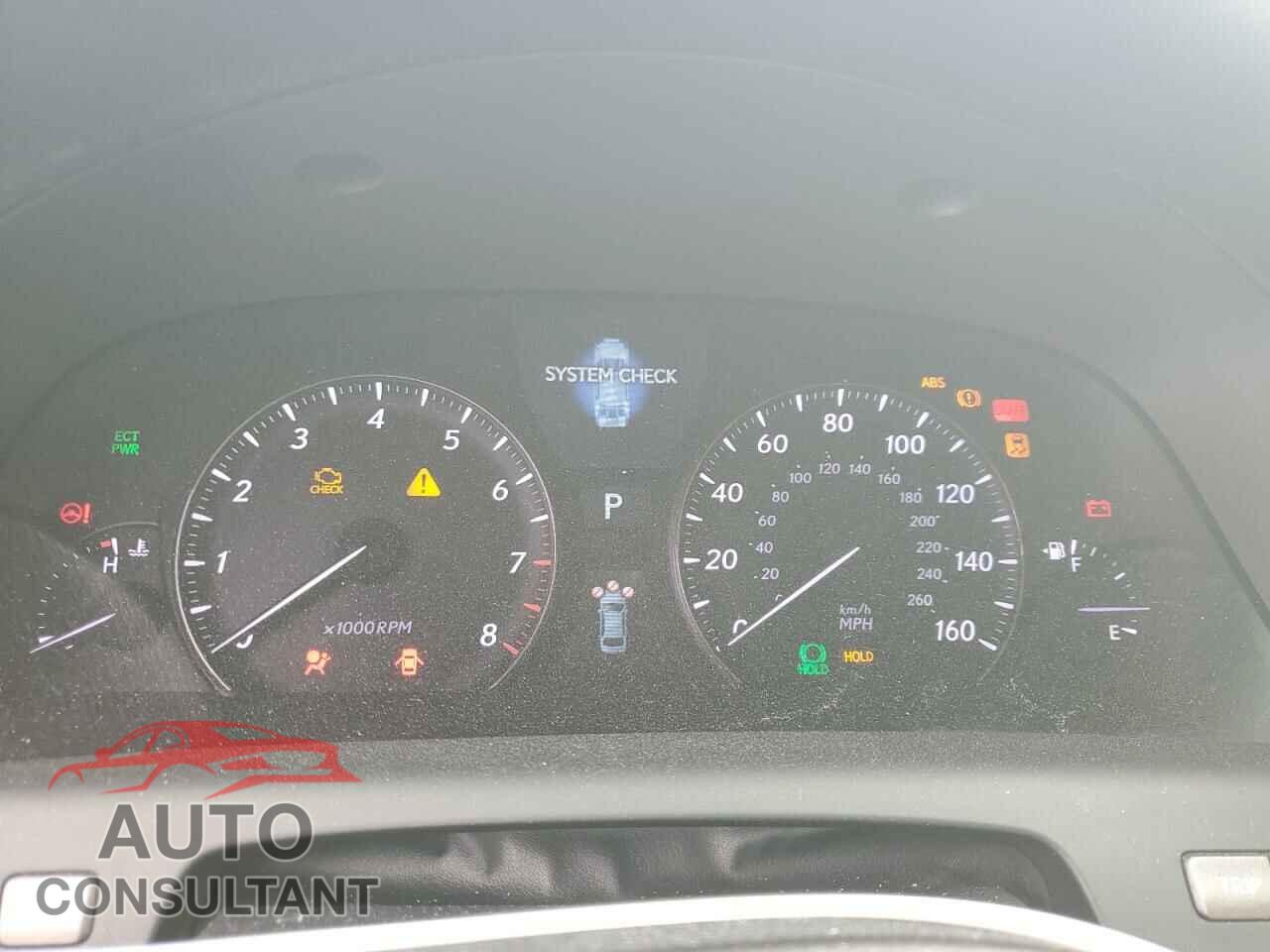 LEXUS LS460 2012 - JTHBL5EF3C5108290