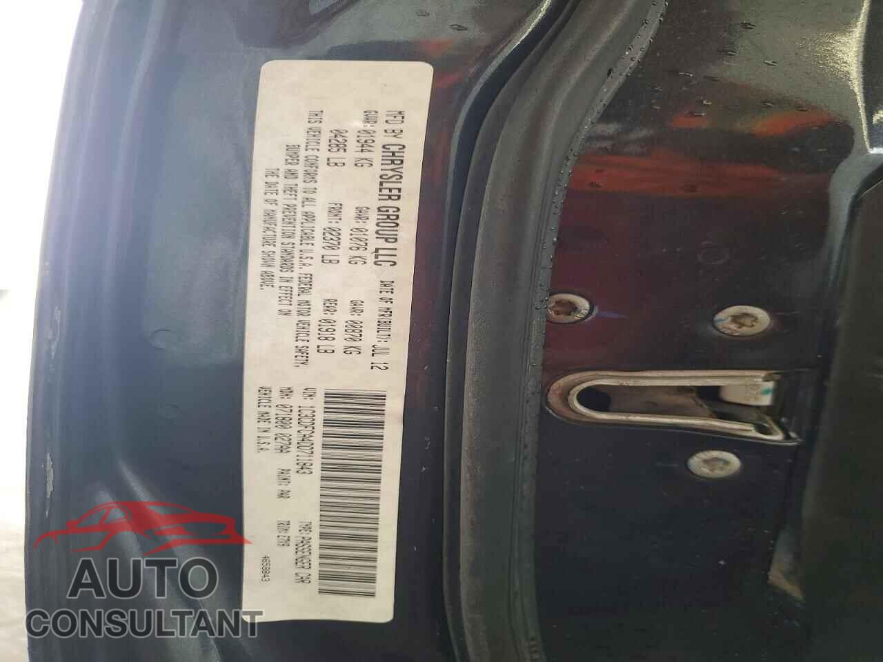 DODGE DART 2013 - 1C3CDFCA4DD711843