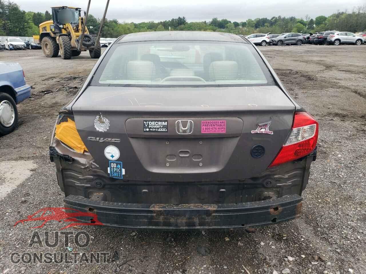HONDA CIVIC 2012 - 19XFB2F52CE328633