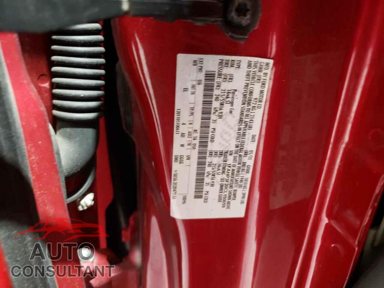 FORD ALL Models 2012 - 1FAHP3F20CL150059