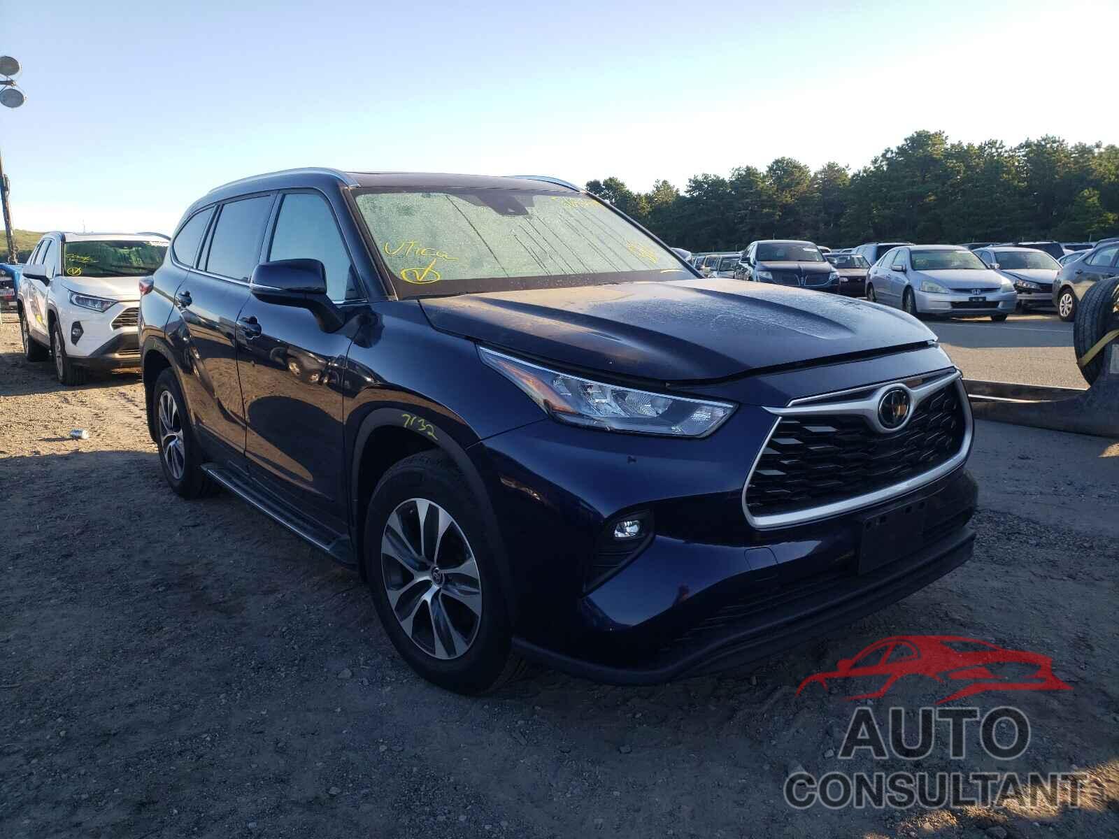 TOYOTA HIGHLANDER 2020 - 5TDGZRBH7LS046325