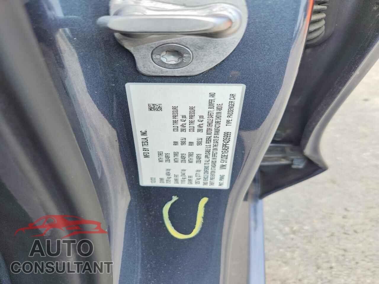 TESLA MODEL 3 2023 - 5YJ3E1EA5PF435999