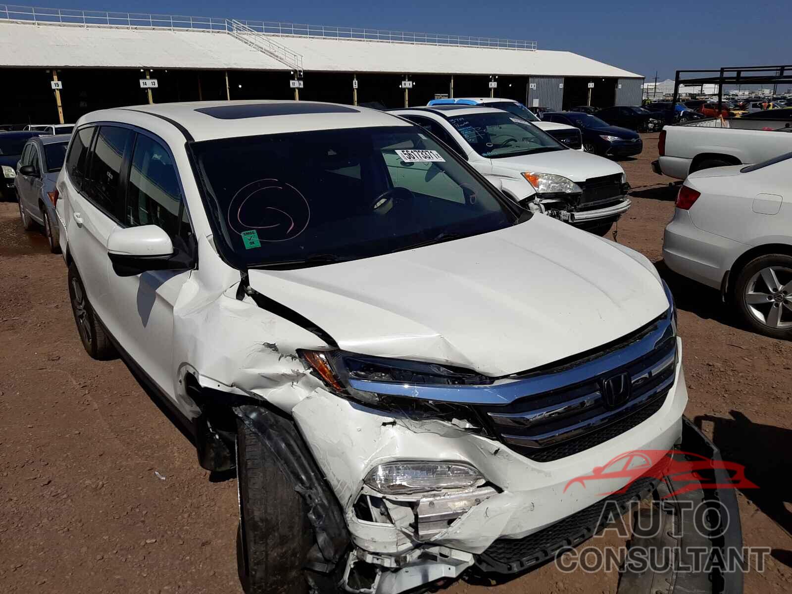 HONDA PILOT 2017 - 5FNYF6H68HB008681
