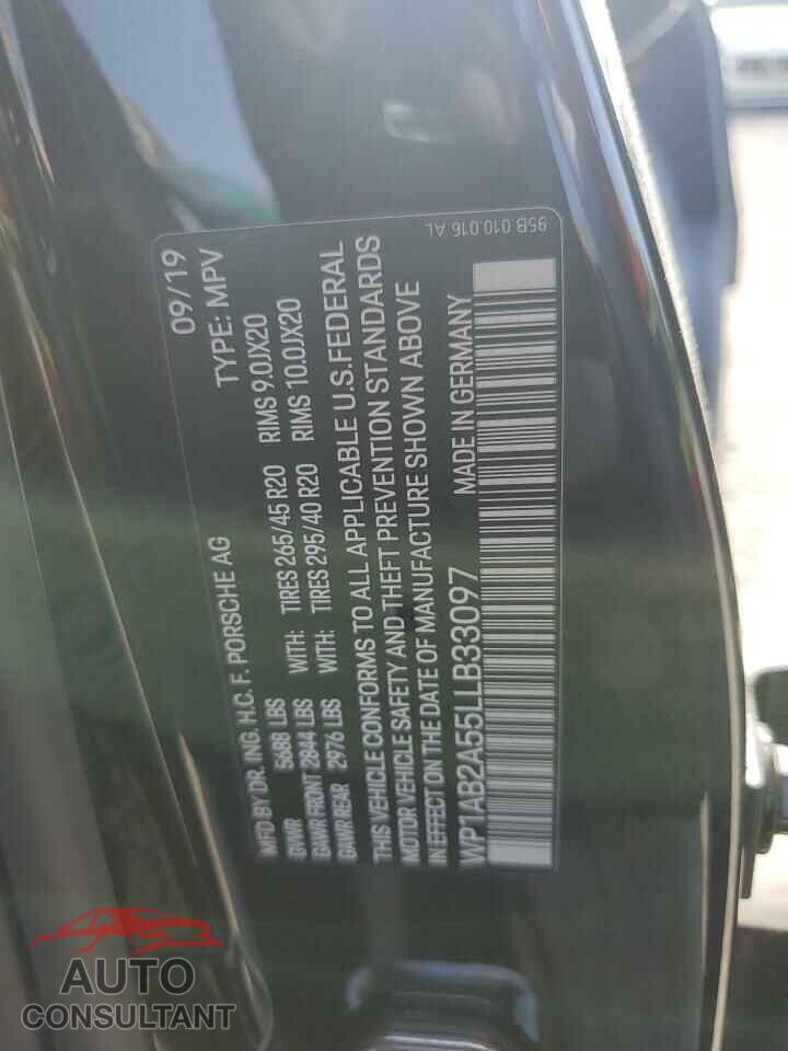 PORSCHE MACAN 2020 - WP1AB2A55LLB33097