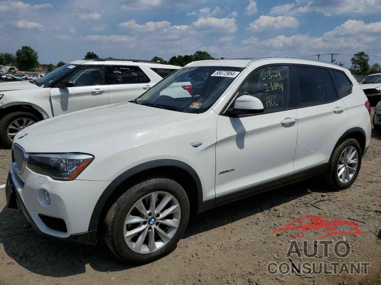 BMW X3 2017 - 5UXWX9C38H0W70986