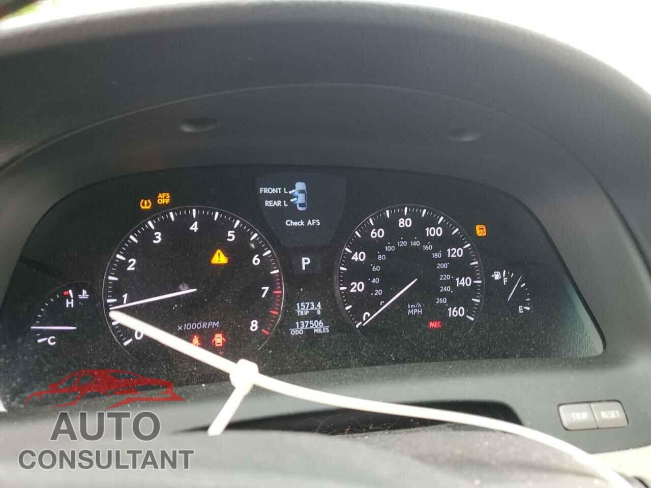 LEXUS LS460 2012 - JTHBL5EF4C5113305