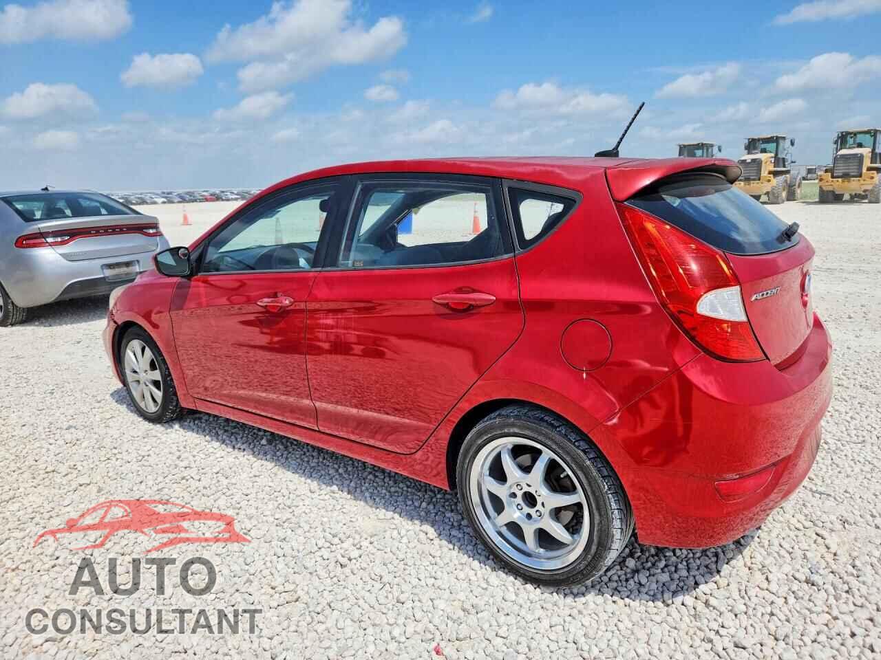 HYUNDAI ACCENT 2012 - KMHCU5AE3CU013424