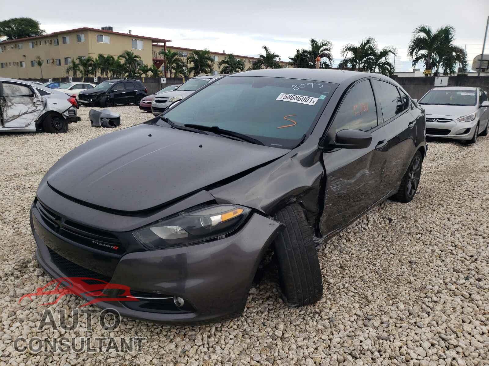 DODGE DART 2016 - 1C3CDFBBXGD518093