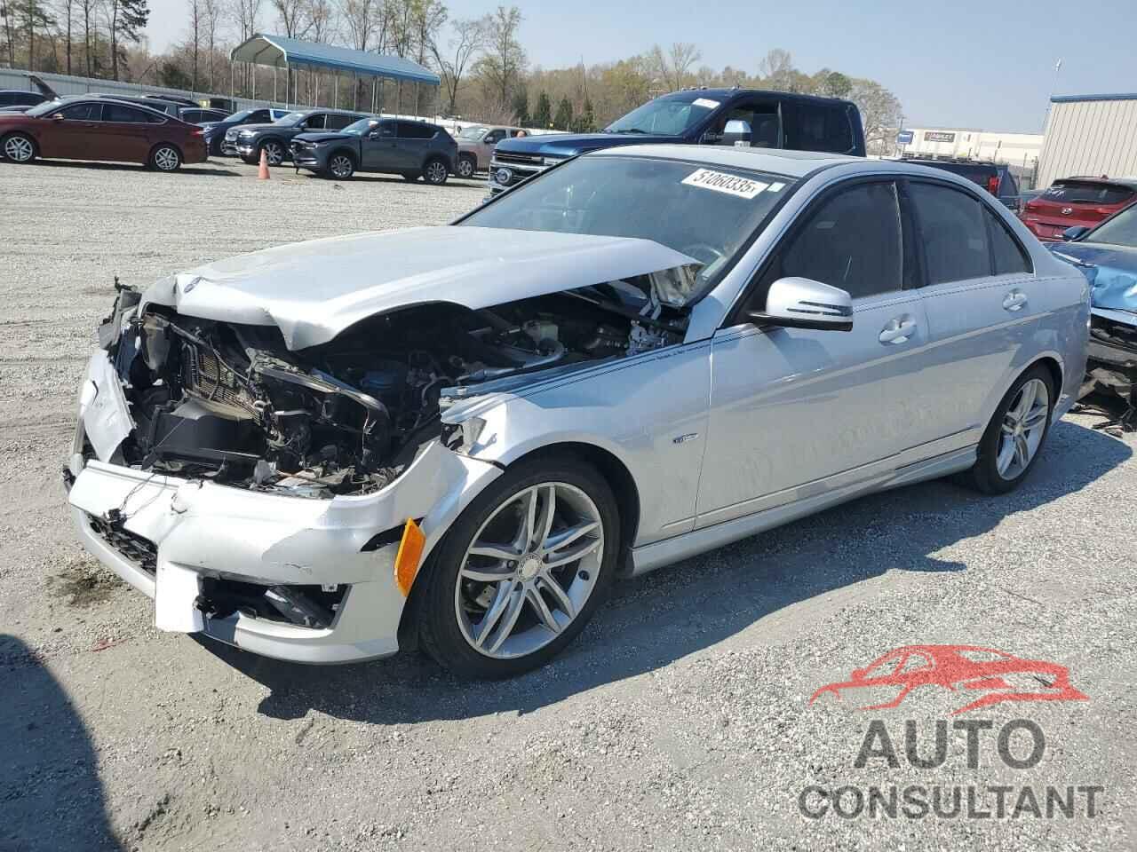 MERCEDES-BENZ C-CLASS 2012 - WDDGF4HB9CR240194