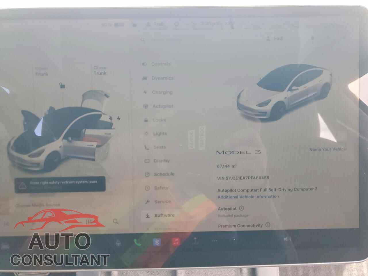 TESLA MODEL 3 2023 - 5YJ3E1EA7PF466459
