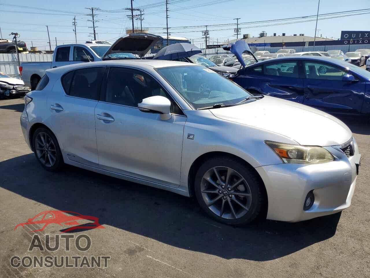 LEXUS CT 200 2012 - JTHKD5BH6C2104447