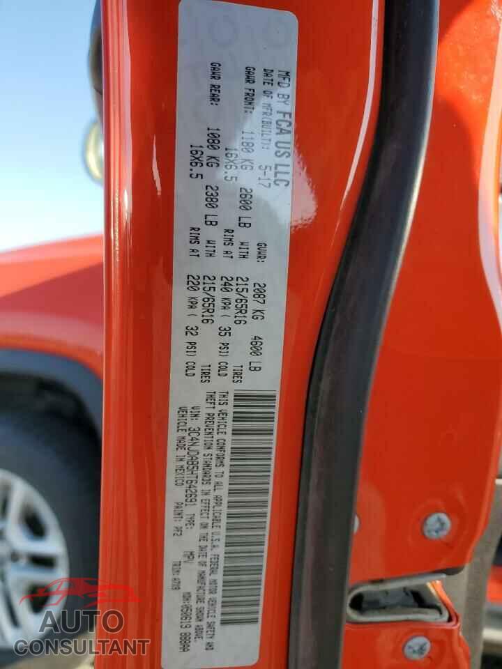 JEEP COMPASS 2017 - 3C4NJDAB5HT642691
