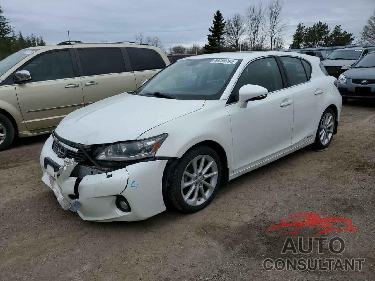 LEXUS CT 200 2012 - JTHKD5BH3C2059631