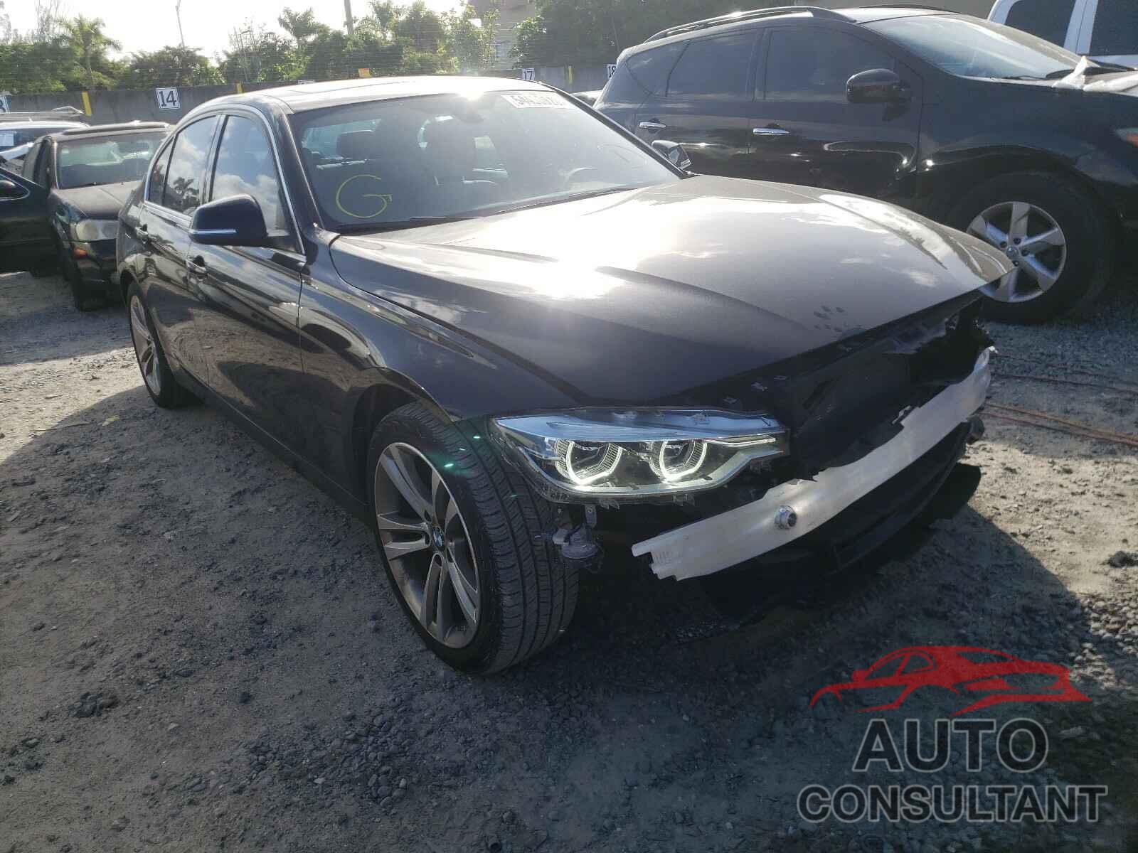 BMW 3 SERIES 2017 - WBA8B9G37HNU57160