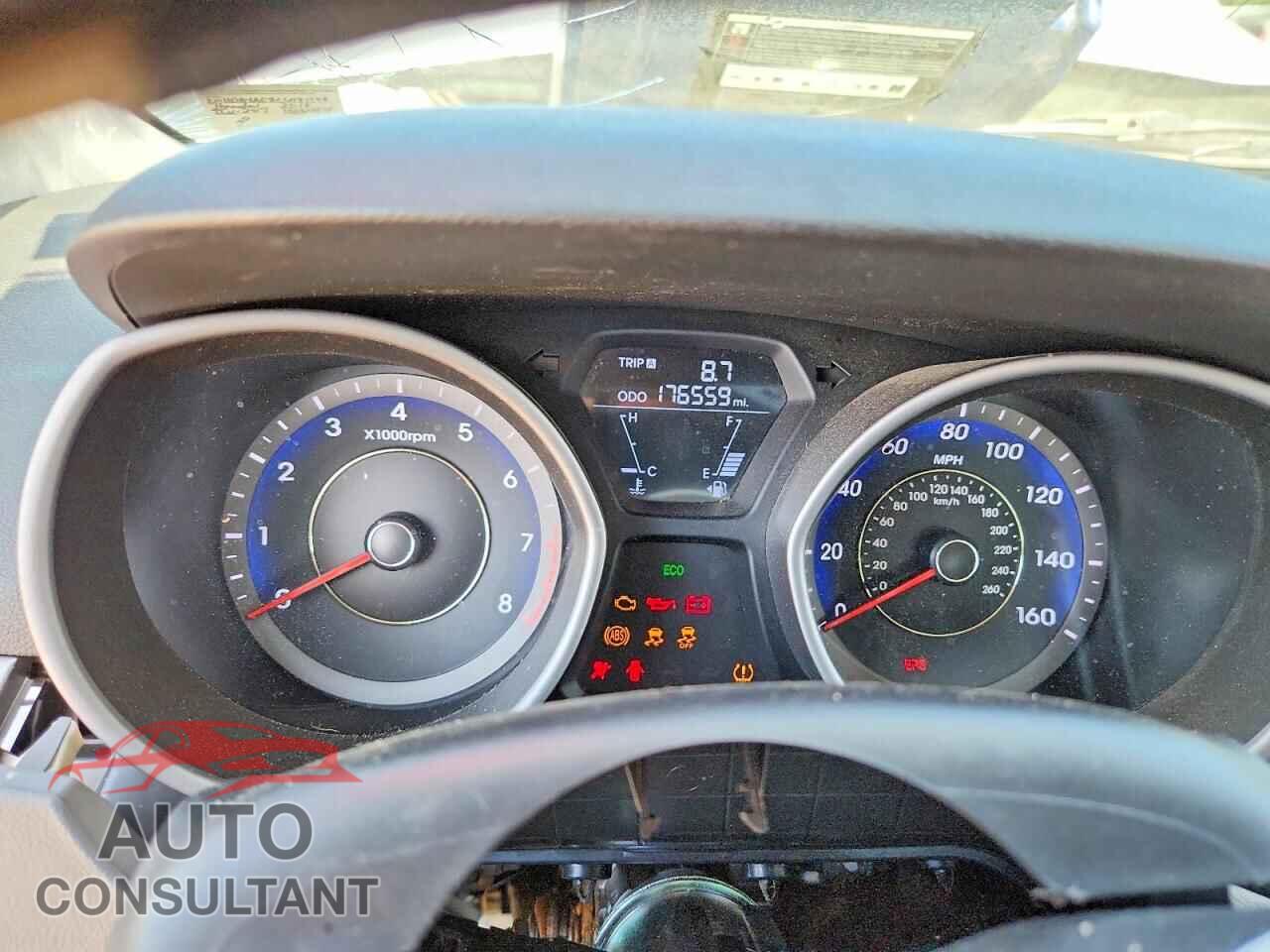 HYUNDAI ELANTRA 2012 - KMHDH4AE8CU181398