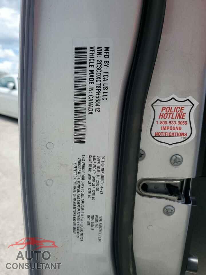 DODGE CHARGER 2023 - 2C3CDXCT8PH568412