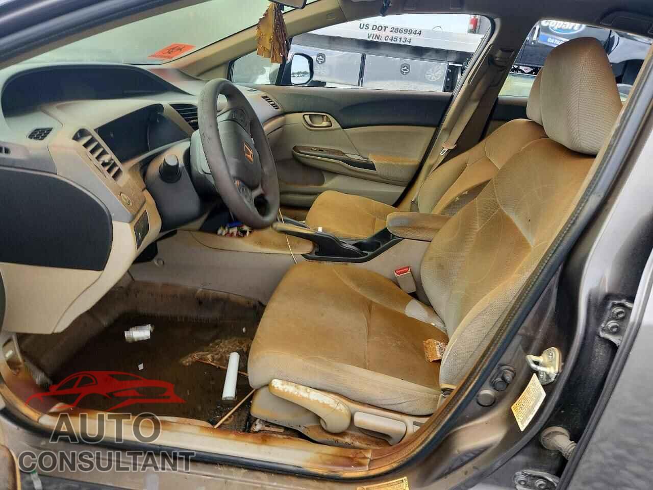 HONDA CIVIC 2012 - 19XFB2F50CE068992