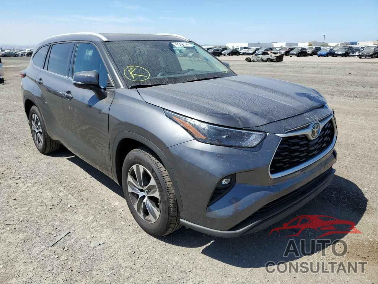 TOYOTA HIGHLANDER 2022 - 5TDGZRAH7NS549227
