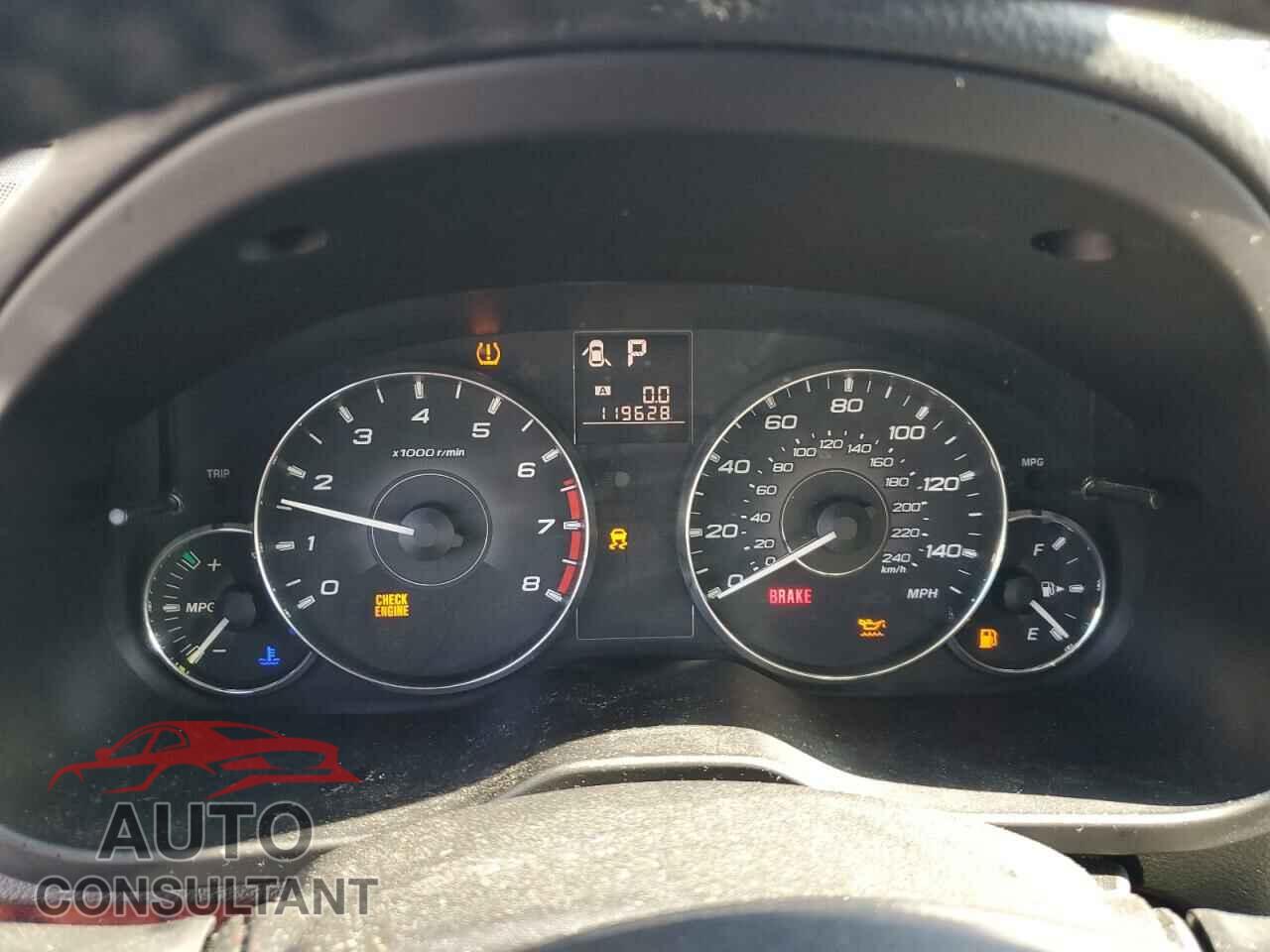 SUBARU OUTBACK 2012 - 4S4BRBLC7C3202882
