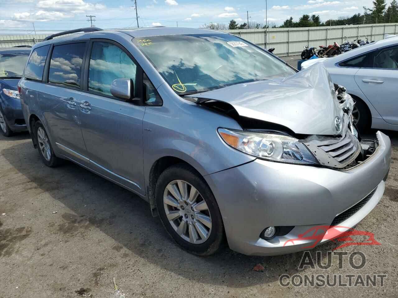 TOYOTA SIENNA 2017 - 5TDDZ3DC6HS168263