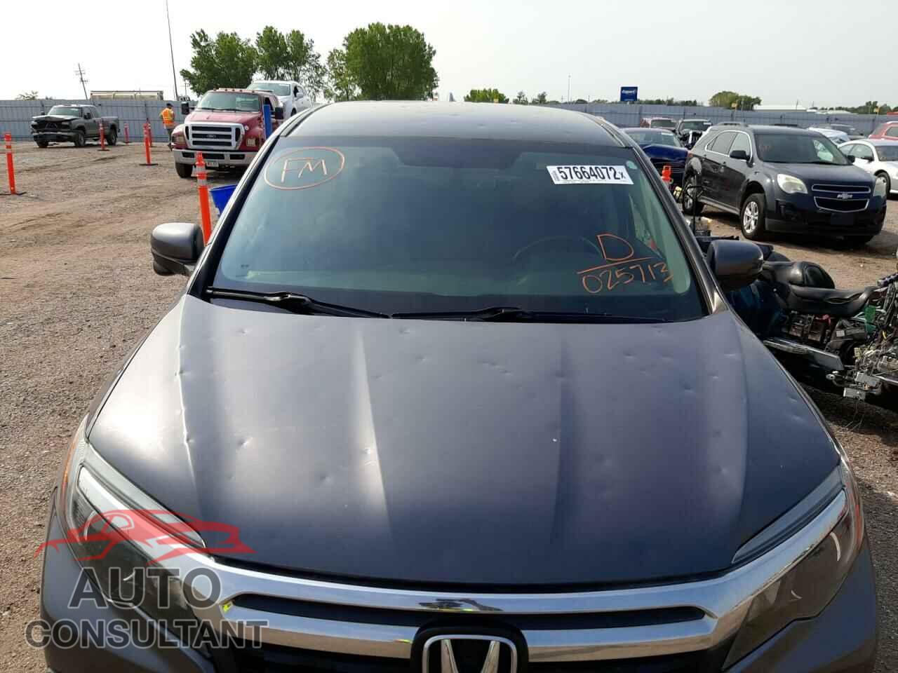 HONDA RIDGELINE 2017 - 5FPYK3F68HB025713