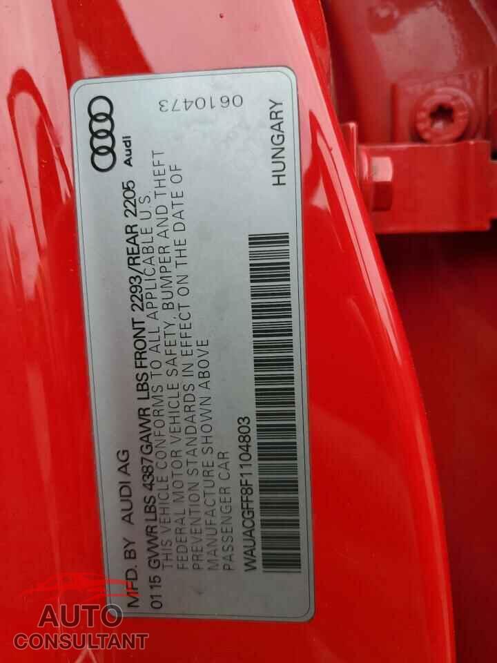AUDI A3 2015 - WAUACGFF8F1104803