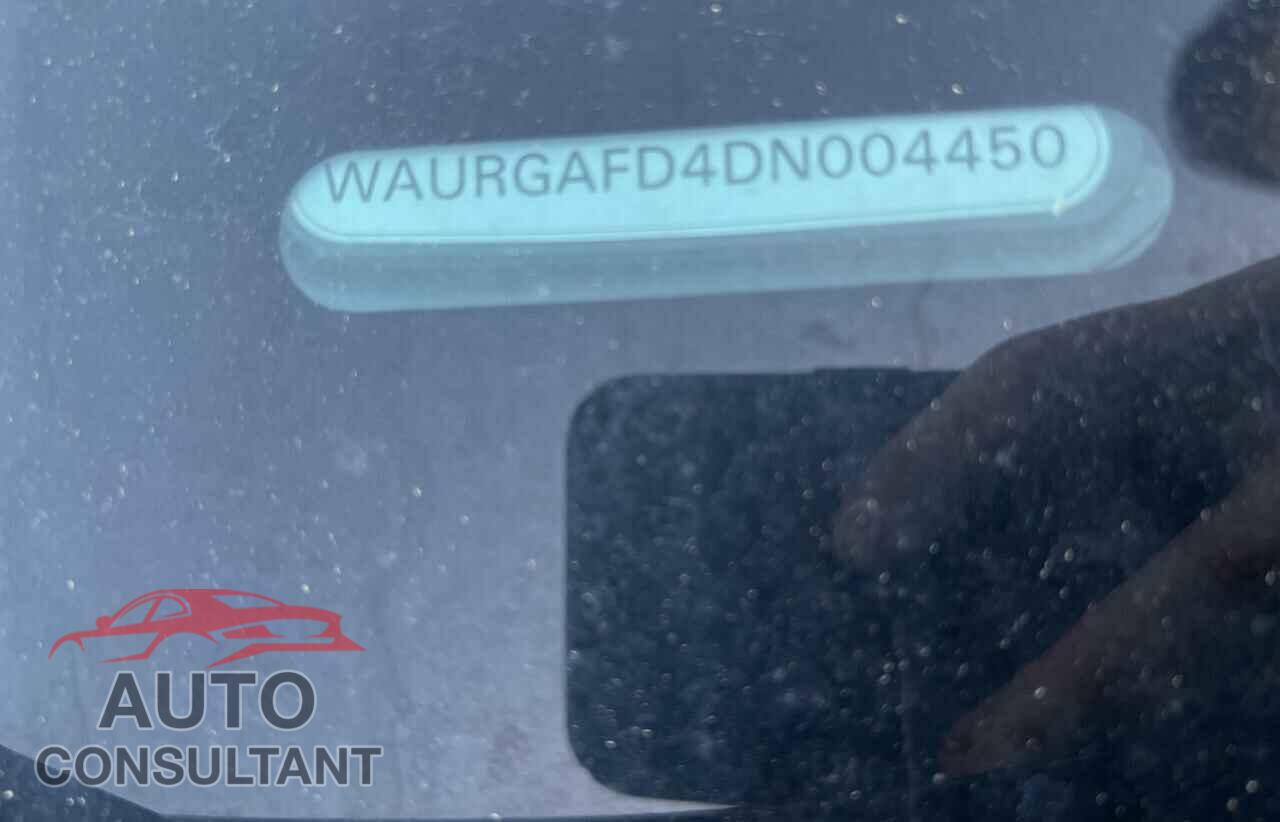 AUDI A8 2013 - WAURGAFD4DN004450