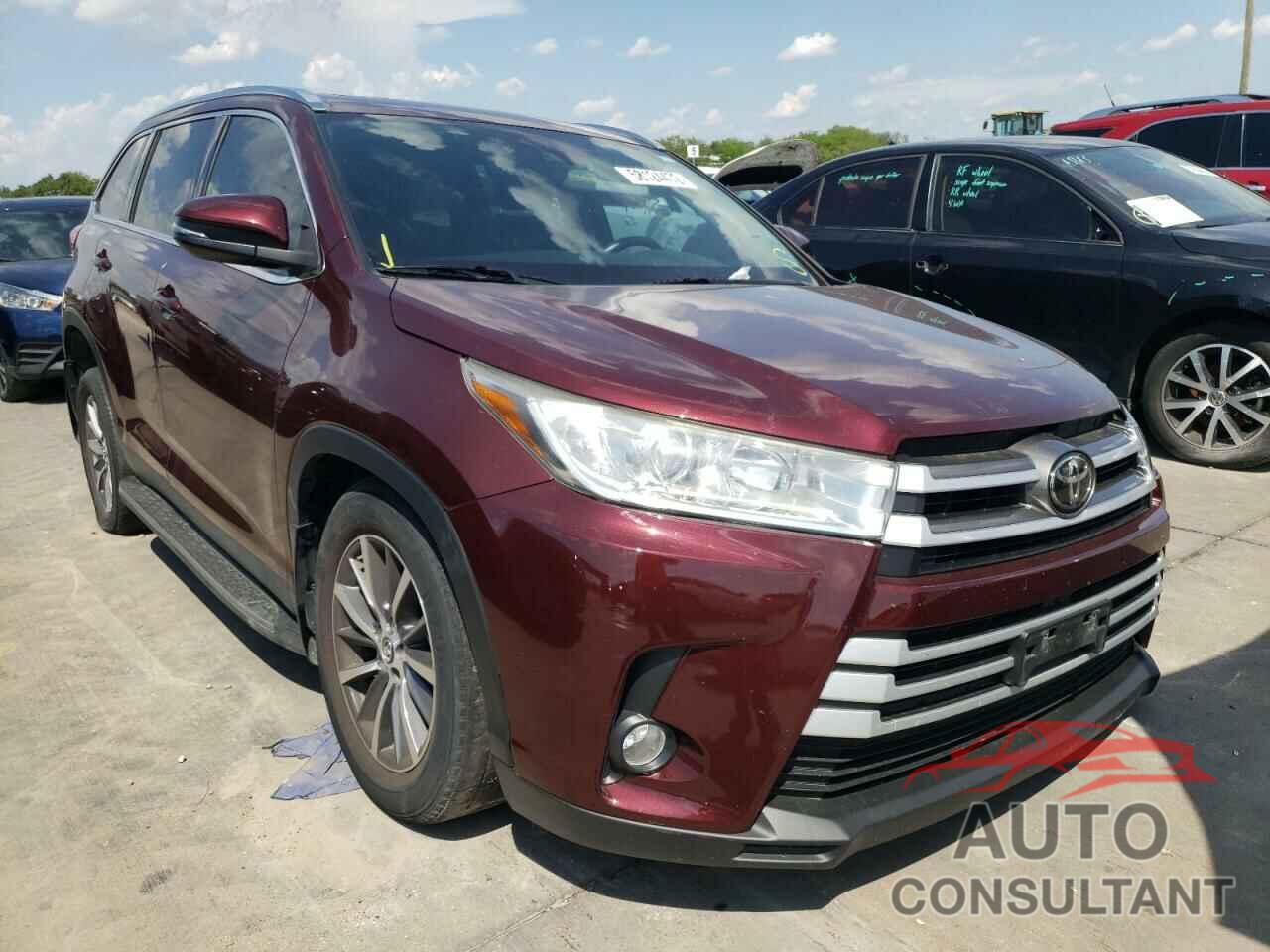 TOYOTA HIGHLANDER 2019 - 5TDKZRFHXKS298931