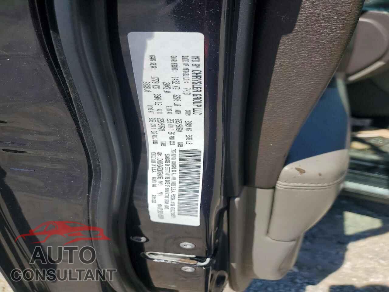 DODGE DURANGO 2013 - 1C4RDHDG6DC694893