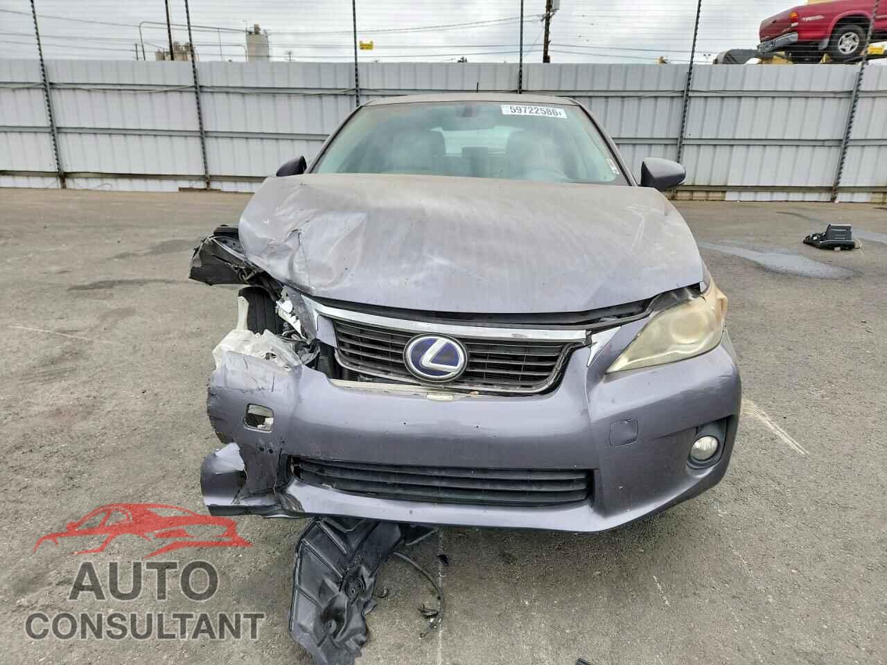 LEXUS CT 200 2012 - JTHKD5BH2C2084200