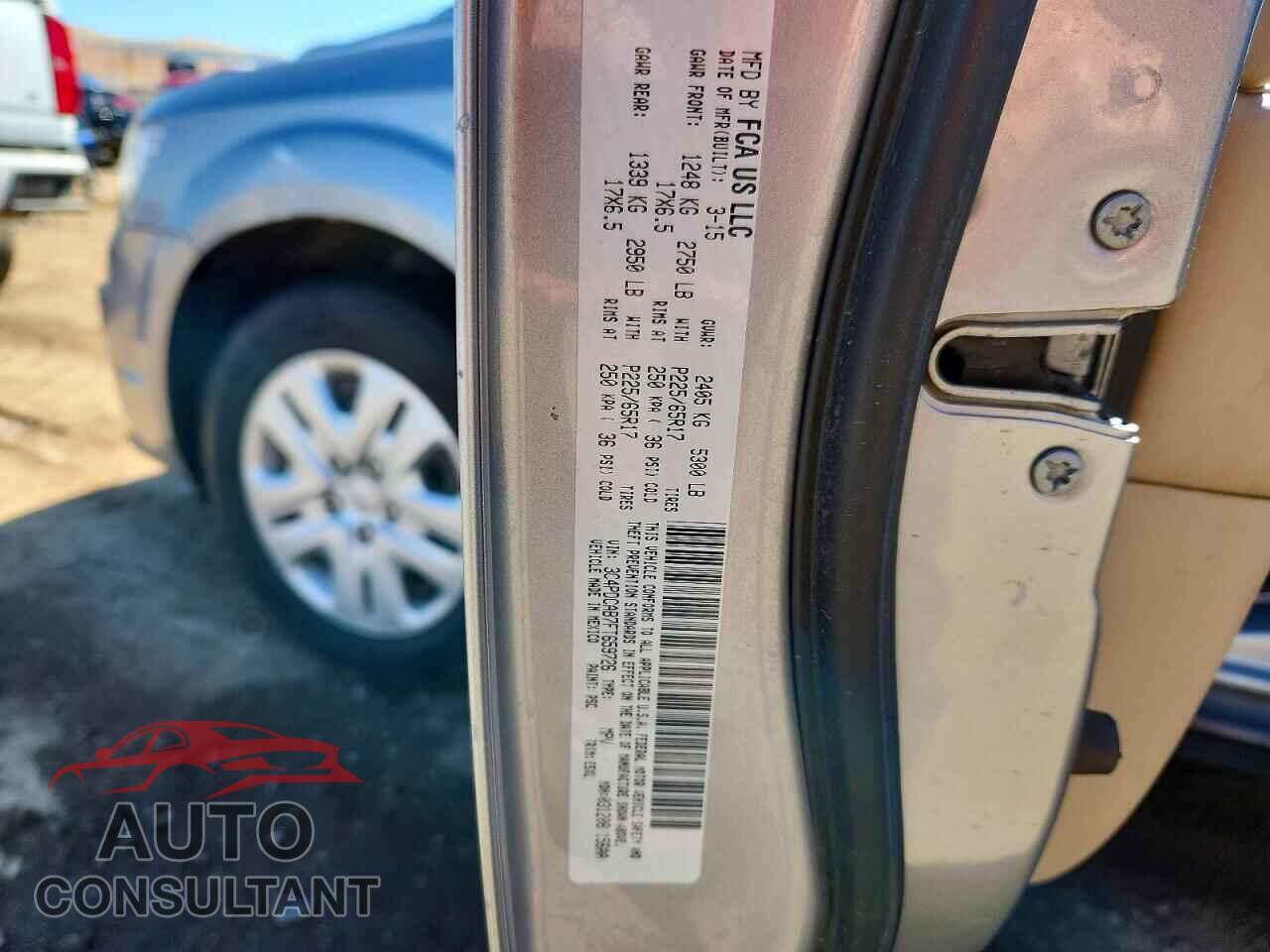 DODGE JOURNEY 2015 - 3C4PDCAB7FT659726