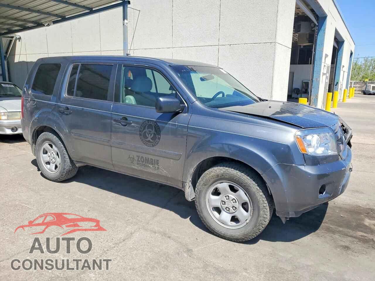 HONDA PILOT 2011 - 5FNYF4H20BB013477