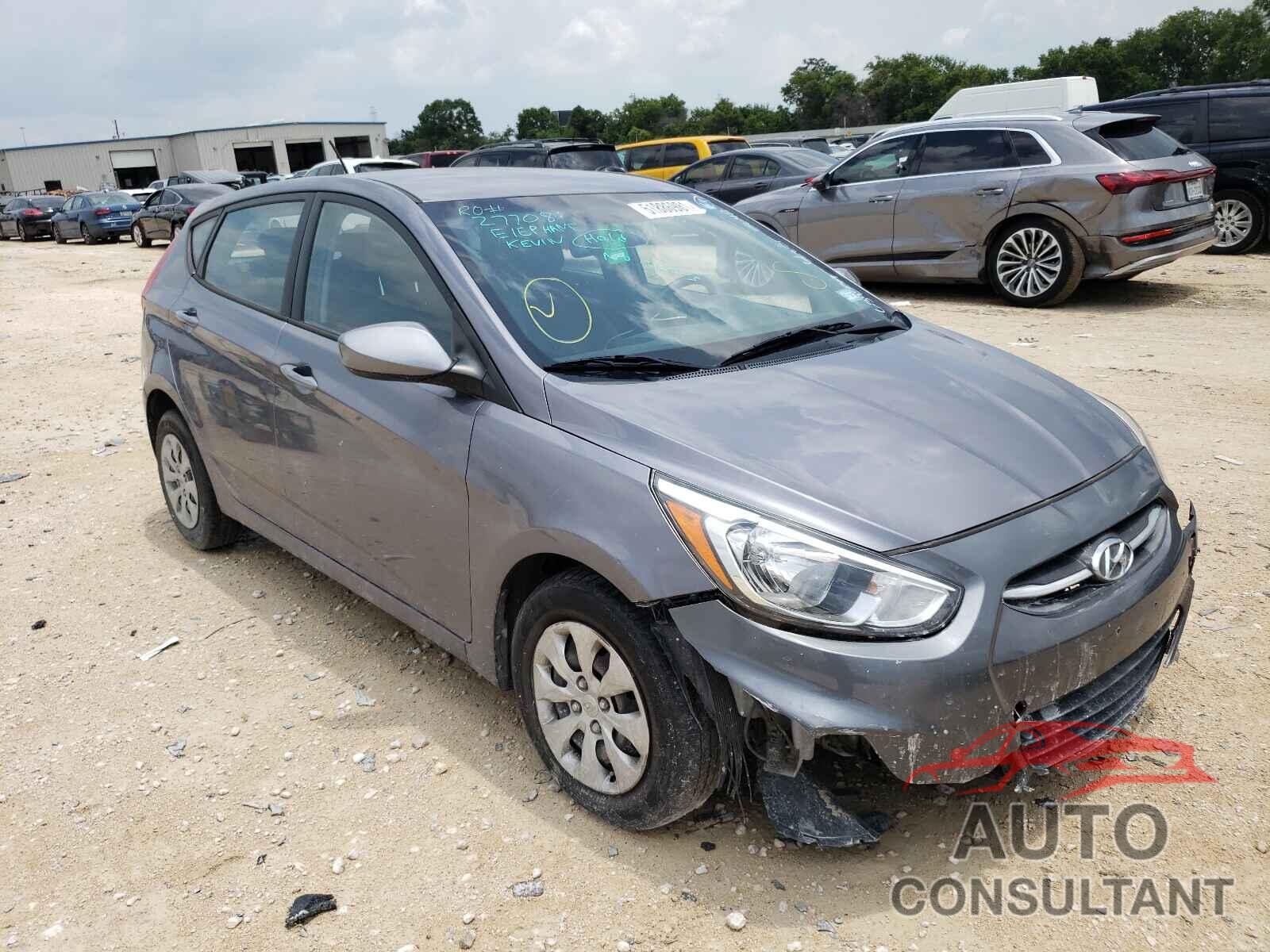 HYUNDAI ACCENT 2016 - KMHCT5AE5GU255642