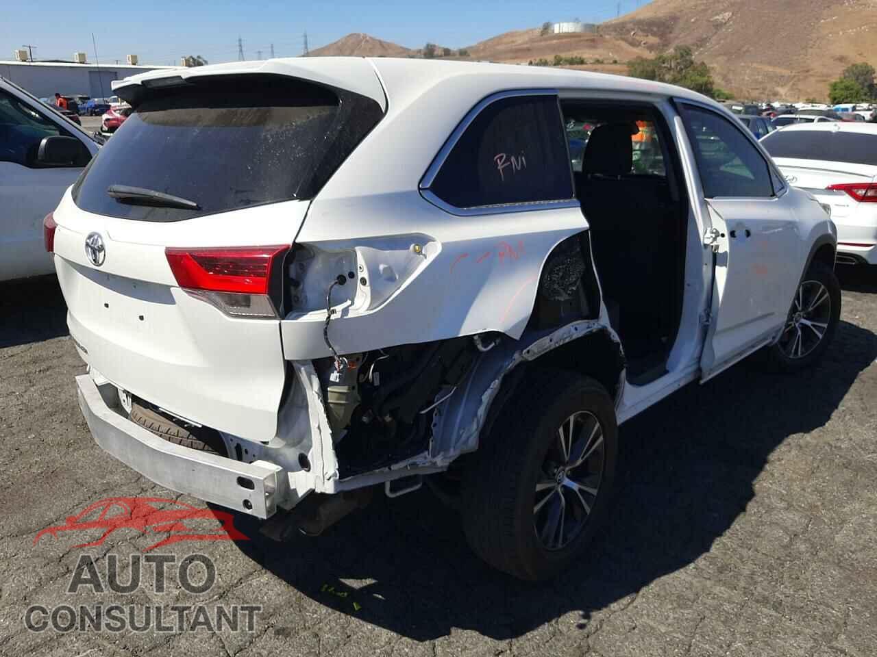 TOYOTA HIGHLANDER 2017 - 5TDZZRFH5HS212500