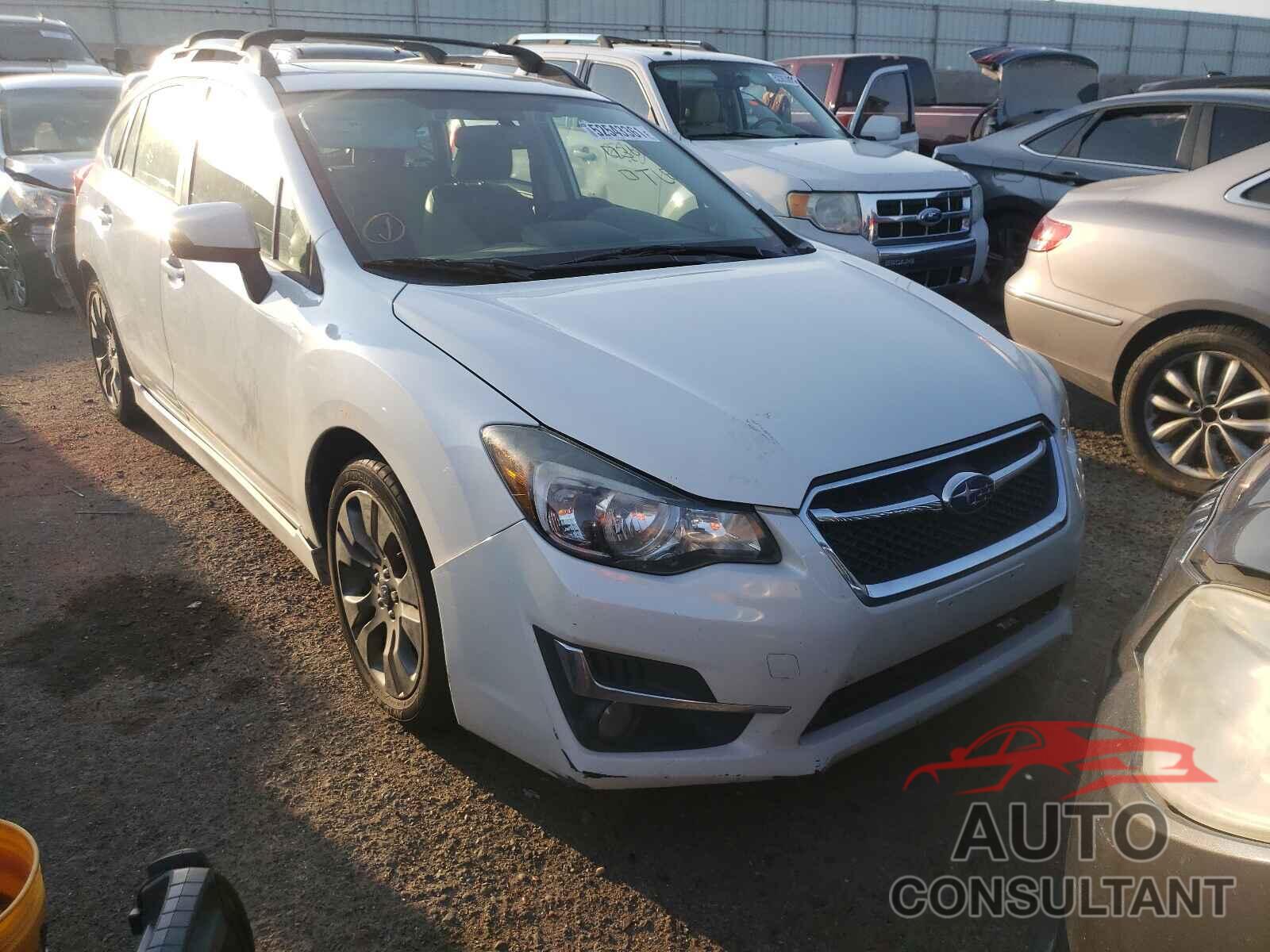 SUBARU IMPREZA 2016 - JF1GPAY63GH289563