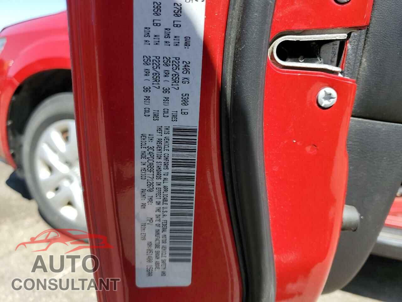 DODGE JOURNEY 2015 - 3C4PDCAB9FT712670
