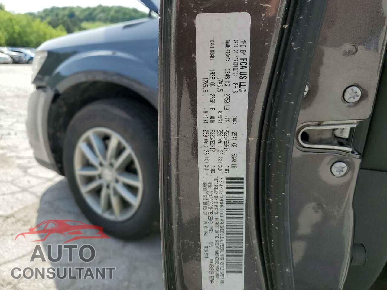 DODGE JOURNEY 2017 - 3C4PDDBG1HT512840