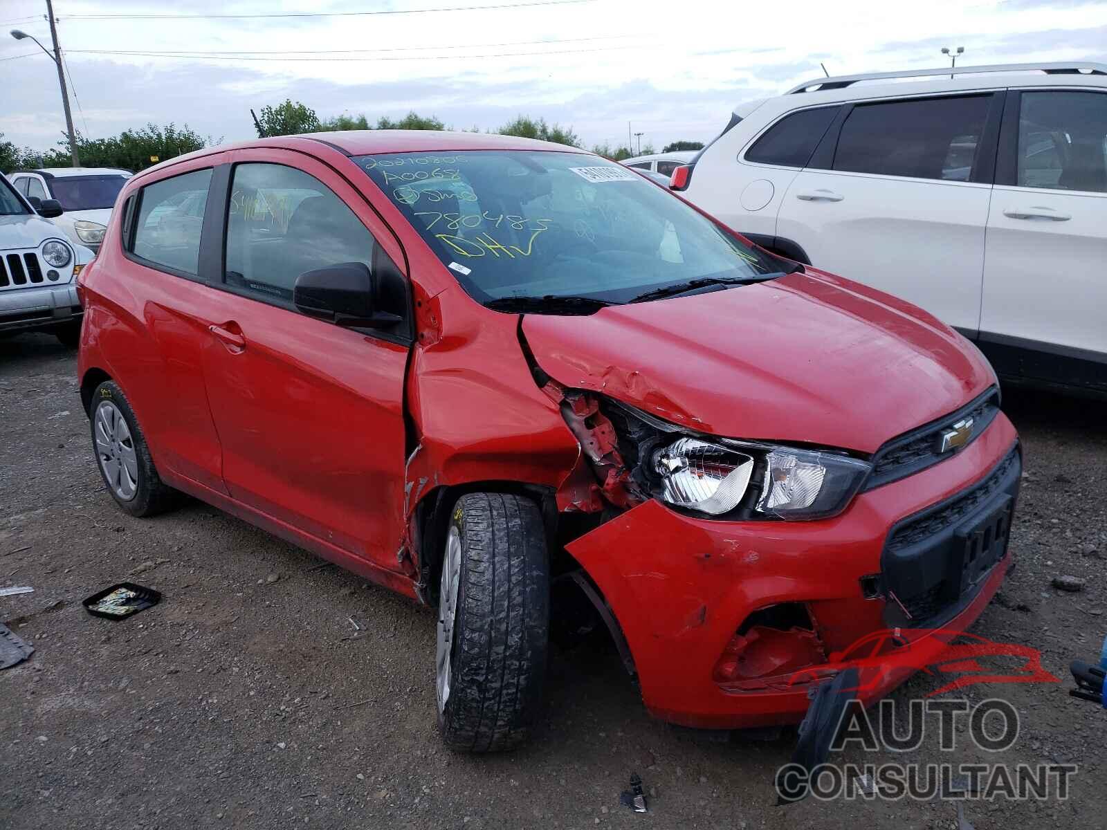 CHEVROLET SPARK 2017 - KL8CB6SA9HC780485